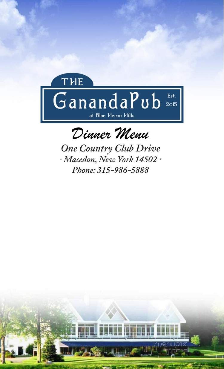 The Gananda Pub - Blue Hills - Macedon, NY