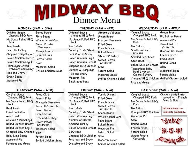 Midway BBQ - Buffalo, SC