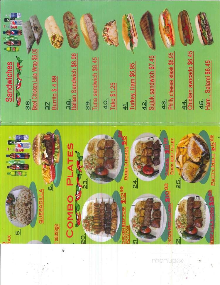 Branford Cafe - Sun Valley, CA menu_pic