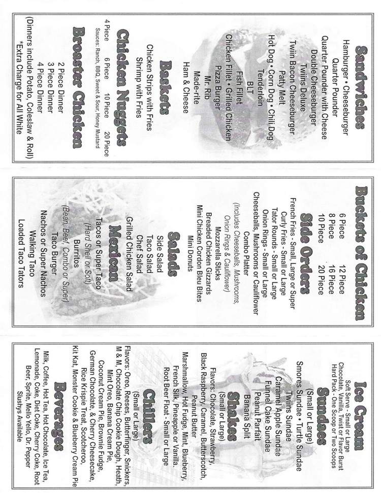 Twiins Shoppe - Eagle Grove, IA menu_pic