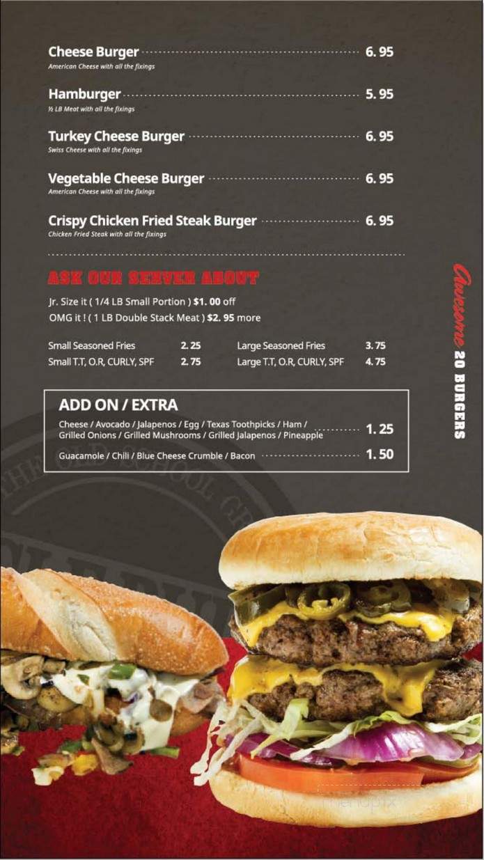 Jungle Burger - McKinney, TX menu_pic