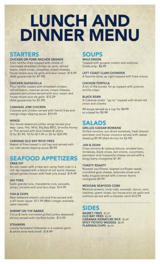 Freda's Cafe - Cape May, NJ menu_pic