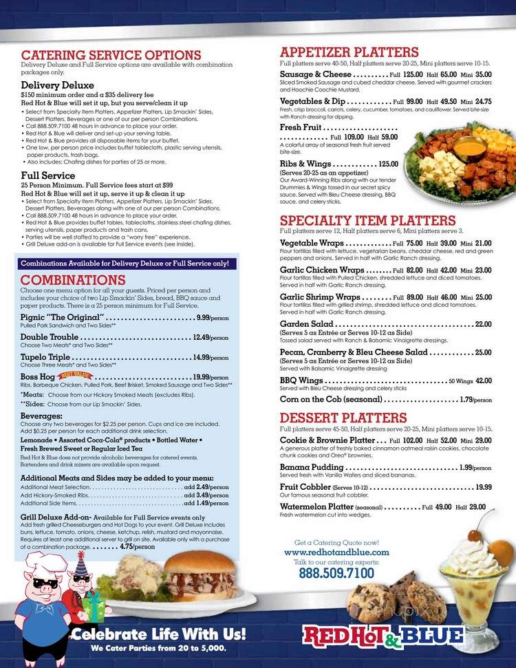 Red Hot & Blue Restaurants - Warrenton, VA