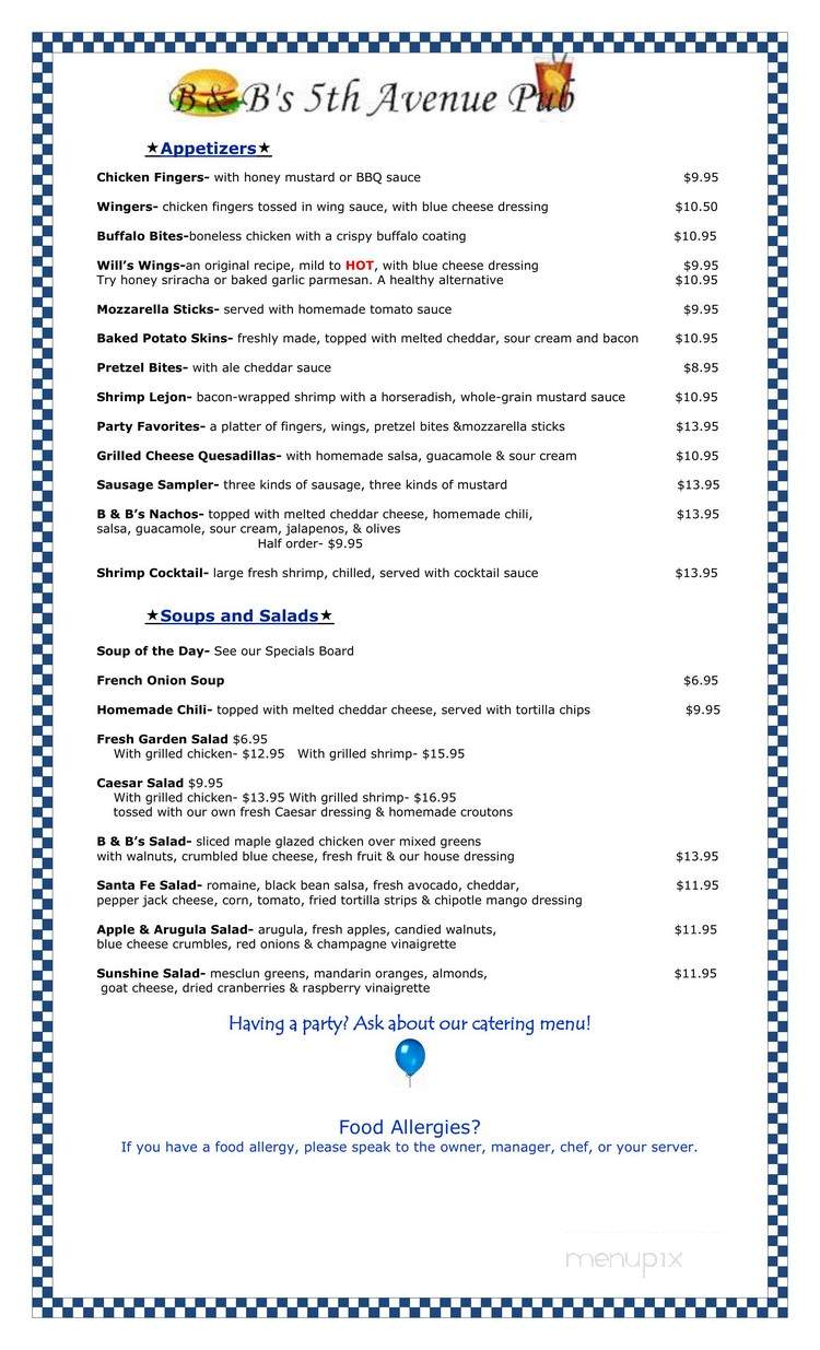 B & B's 5th Avenue Pub - Pelham, NY