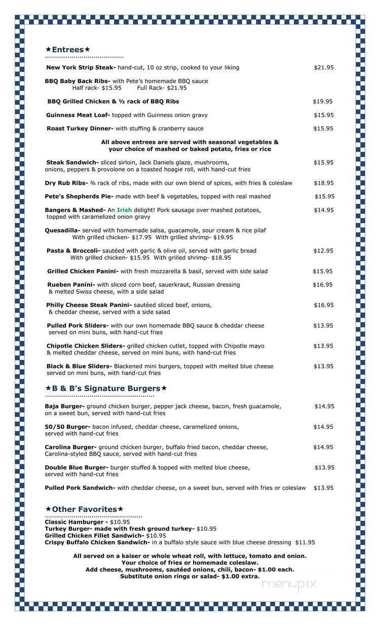 B & B's 5th Avenue Pub - Pelham, NY