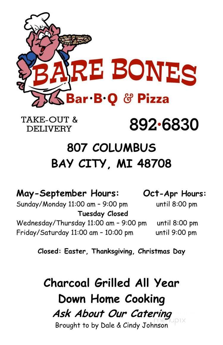 Bare Bones Barbq & Pizza - Bay City, MI