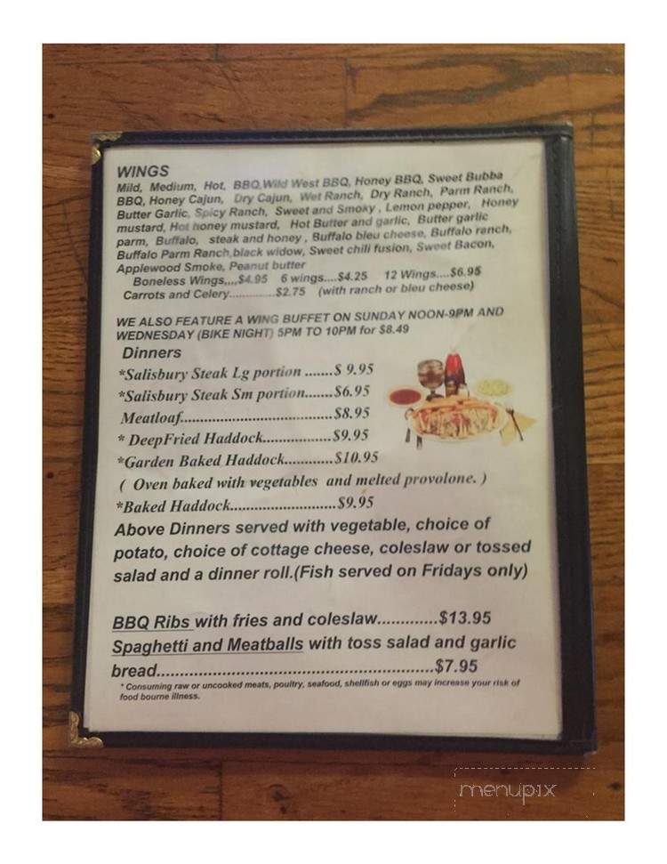 Ashley's Pub BBQ & Catering - Spartansburg, PA menu_pic