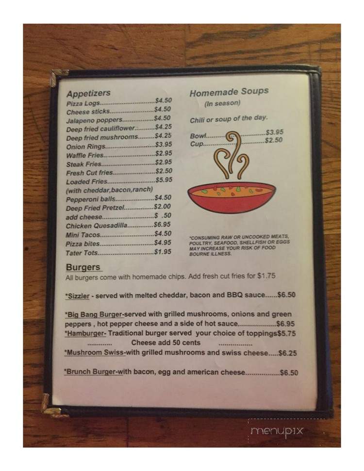 Ashley's Pub BBQ & Catering - Spartansburg, PA menu_pic