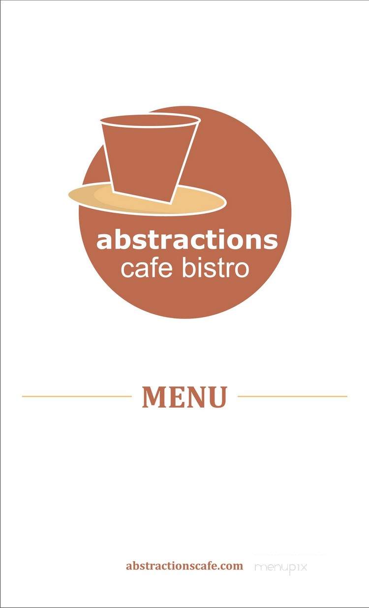 Abstractions Cafe Bistro - Regina, SK menu_pic