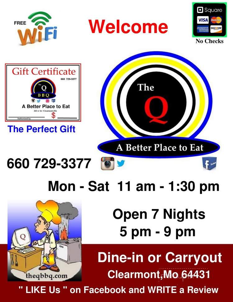 The Q Restaurant - Clearmont, MO