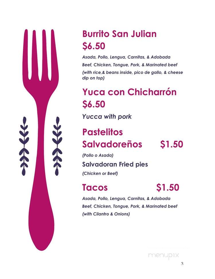 Los Izotes Restaurant - Lenoir, NC menu_pic