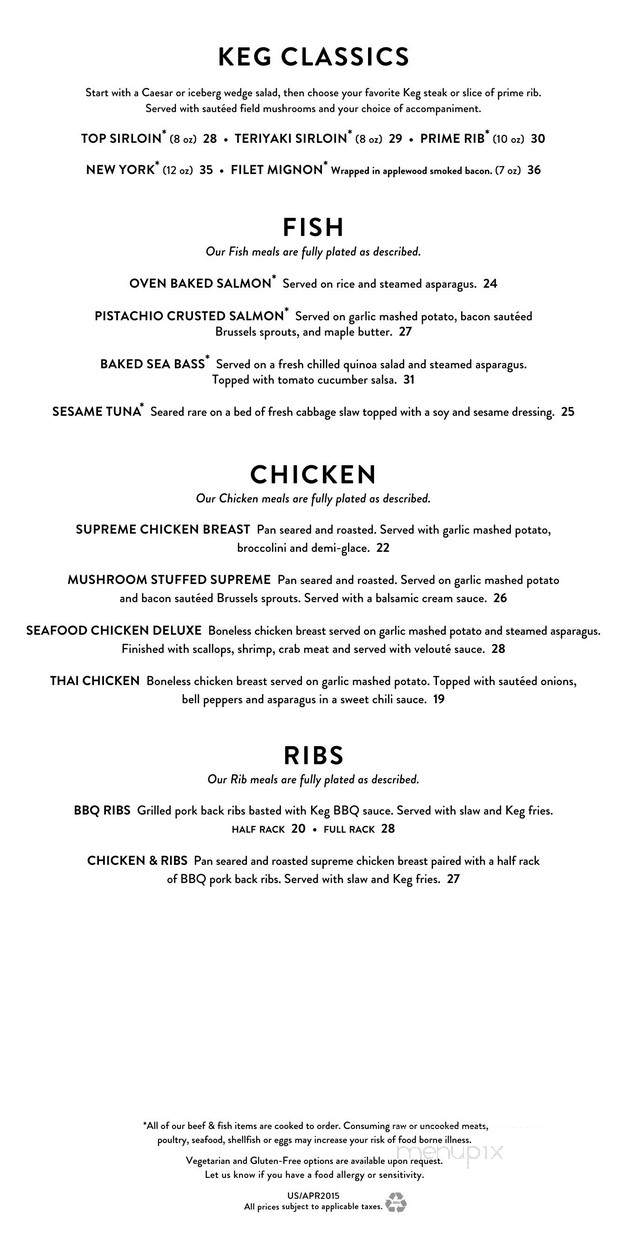 Hachi Express - Central, SC menu_pic