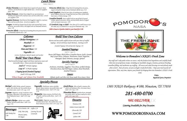 Pomodoro's Pasta & Pizzeria - Houston, TX