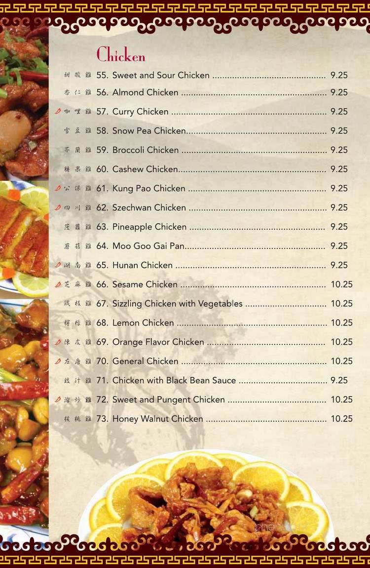 Panda Palace - Montrose, CO menu_pic