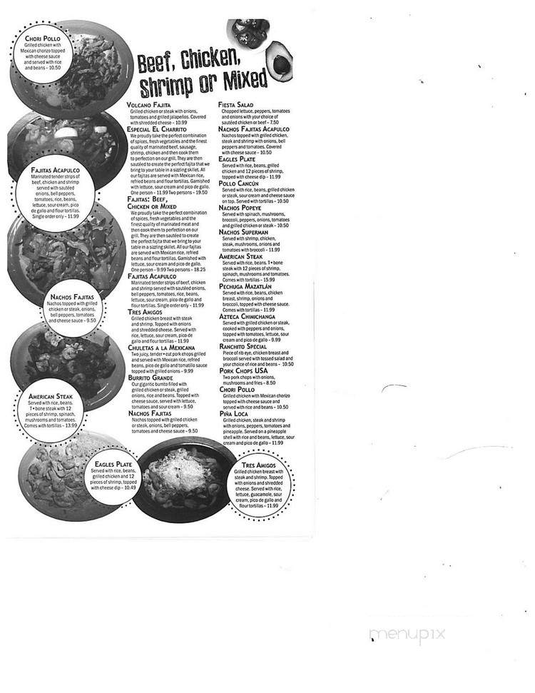 El Charrito - Harlan, KY menu_pic