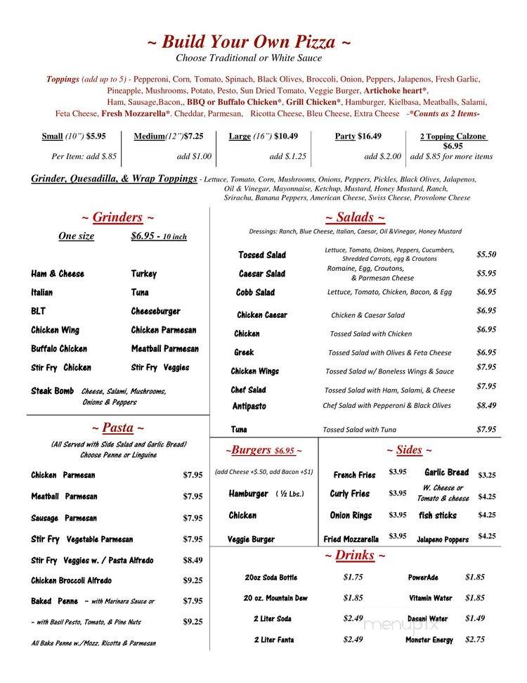 Michael's Billiards & Sports - Amherst, MA menu_pic