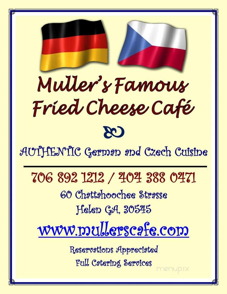 Muller's Famous Fried Cheese Cafe - Helen, GA