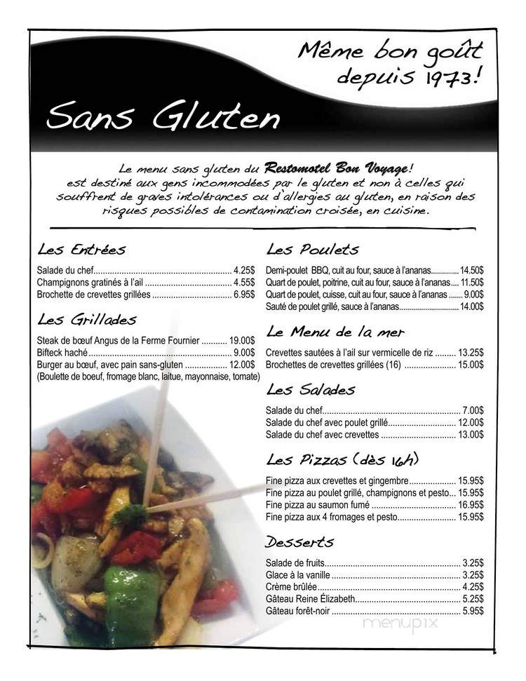 Restaurant Biard - Perce, QC menu_pic