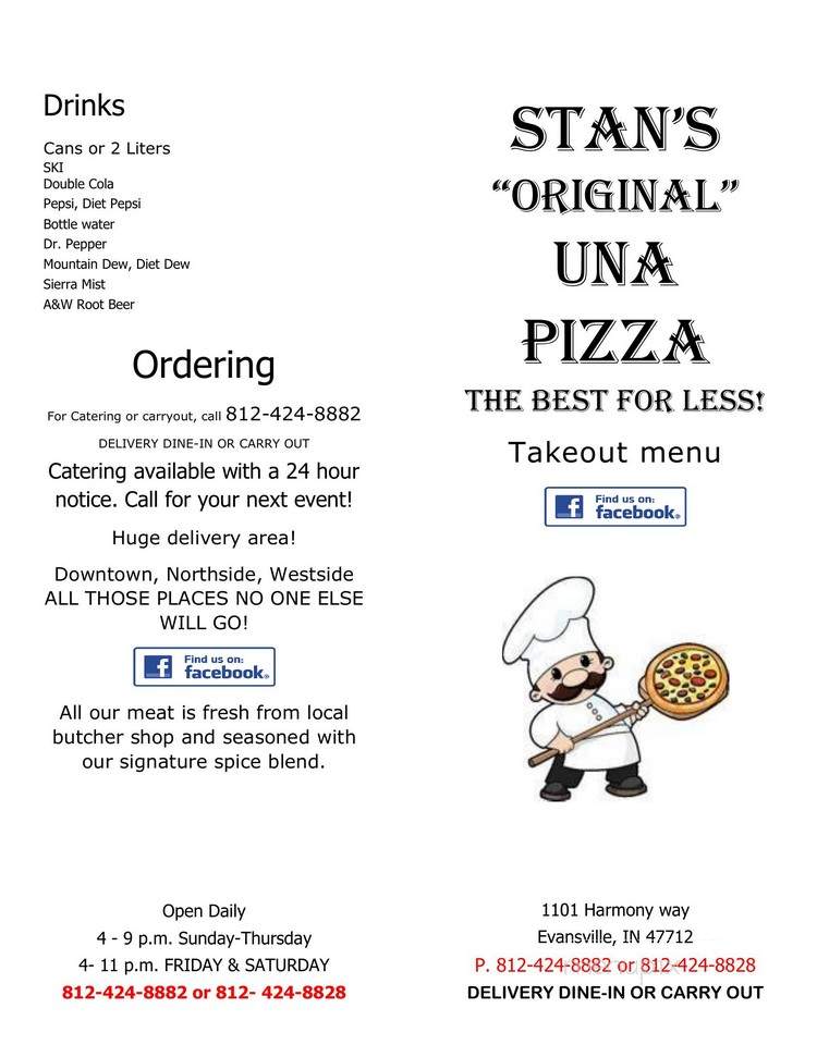 Stan's Original Una Pizza West - Evansville, IN