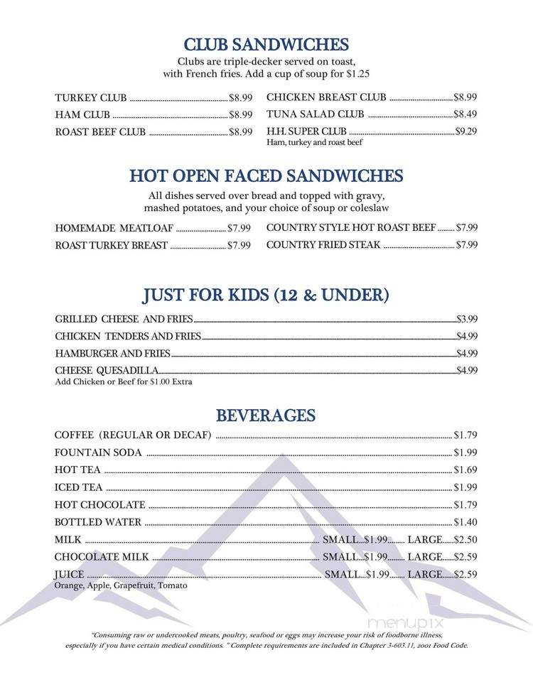 Hamburger Hill Family Restaurant - Temple Terrace, FL menu_pic