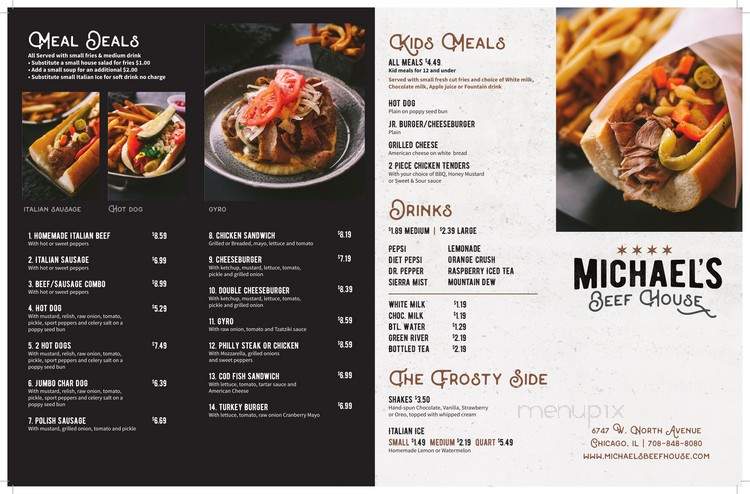 Michael's Beef House - Oak Park, IL menu_pic