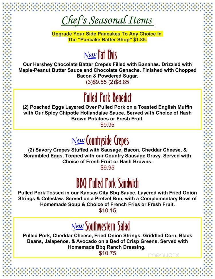 Original Granny's - Wheeling, IL menu_pic
