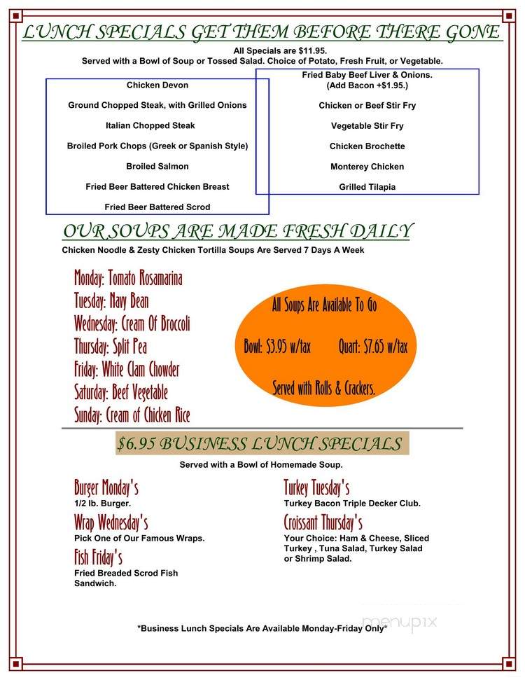 Original Granny's - Wheeling, IL menu_pic