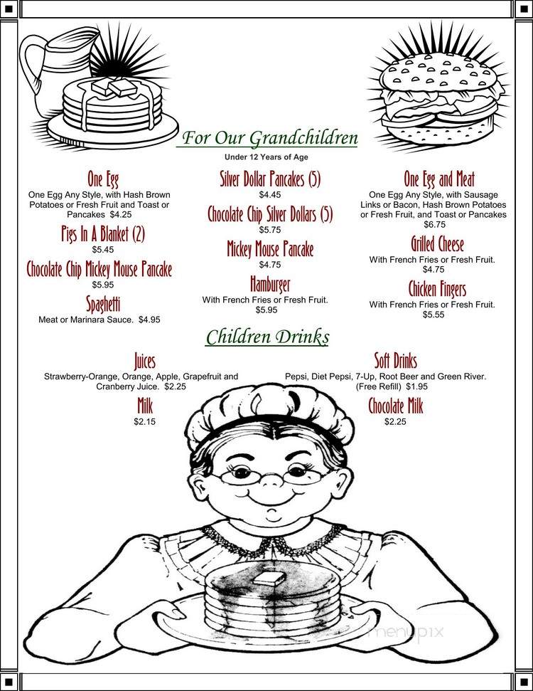 Original Granny's - Wheeling, IL menu_pic