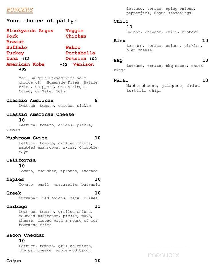Dukes Chicago Bar & Grill - Chicago, IL menu_pic