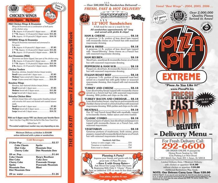 Pizza Pit - Ames, IA