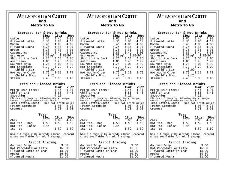 Metropolitan Coffee - Hutchinson, KS