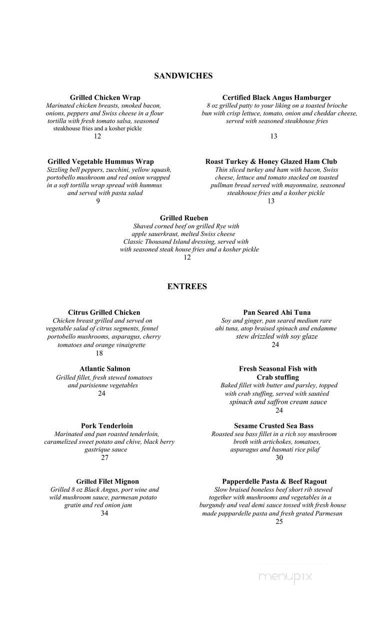 Hilton-Wichita Airport - Wichita, KS menu_pic
