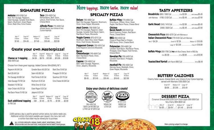 Gambino's Pizza - Marion, KS menu_pic