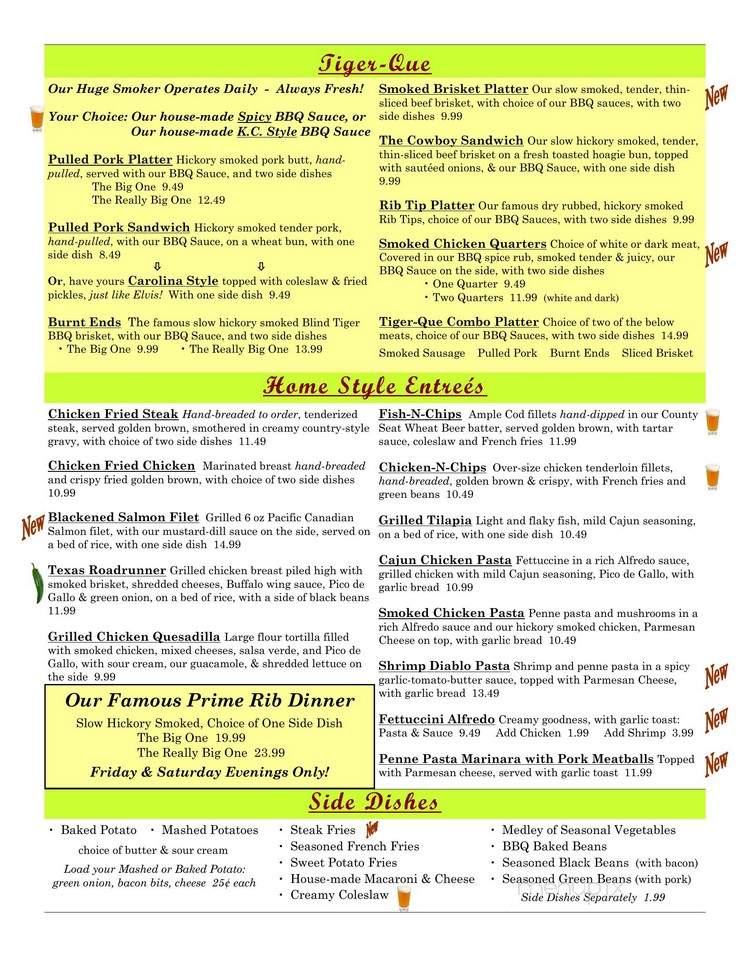 Blind Tiger Brewery & Restaurant - Topeka, KS menu_pic