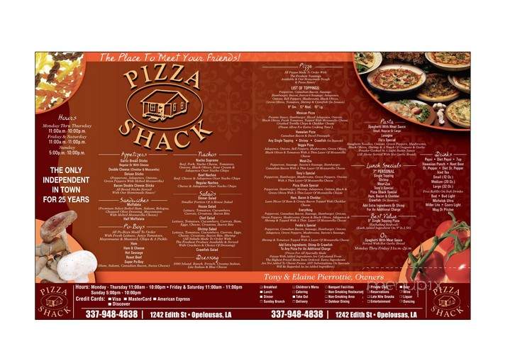 Pizza Shack - Opelousas, LA