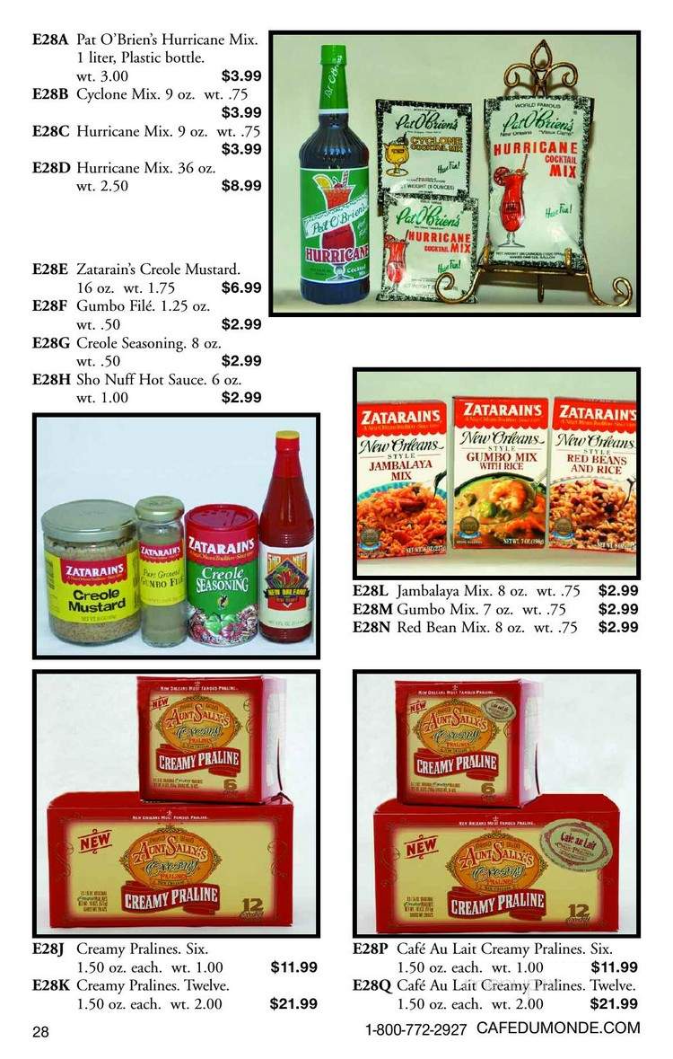 Cafe Du Monde Coffee Stand - New Orleans, LA menu_pic