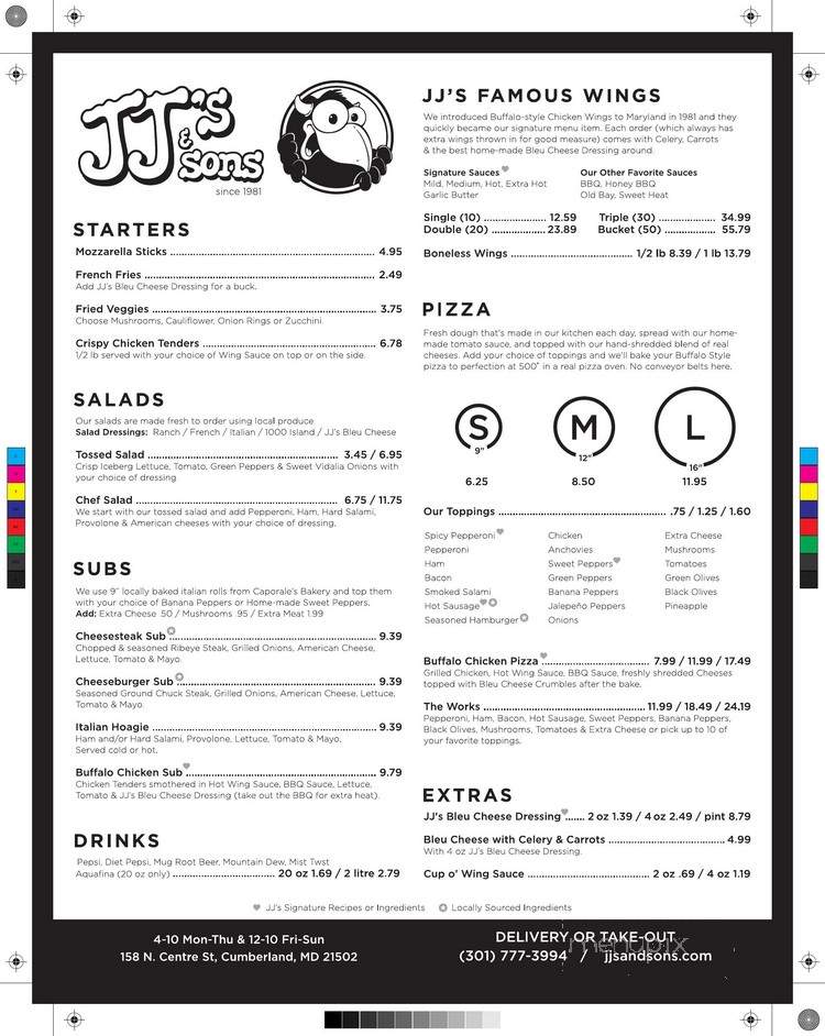 J J's & Sons Pizzeria - Cumberland, MD