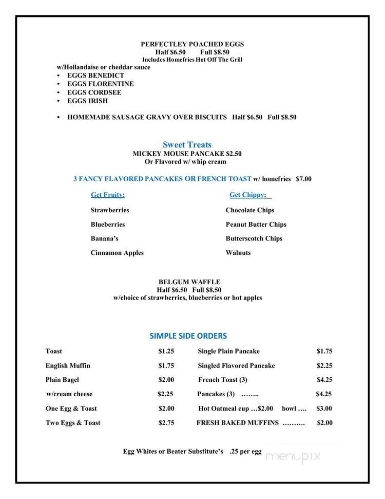 50-50 Diner - Fitchburg, MA menu_pic