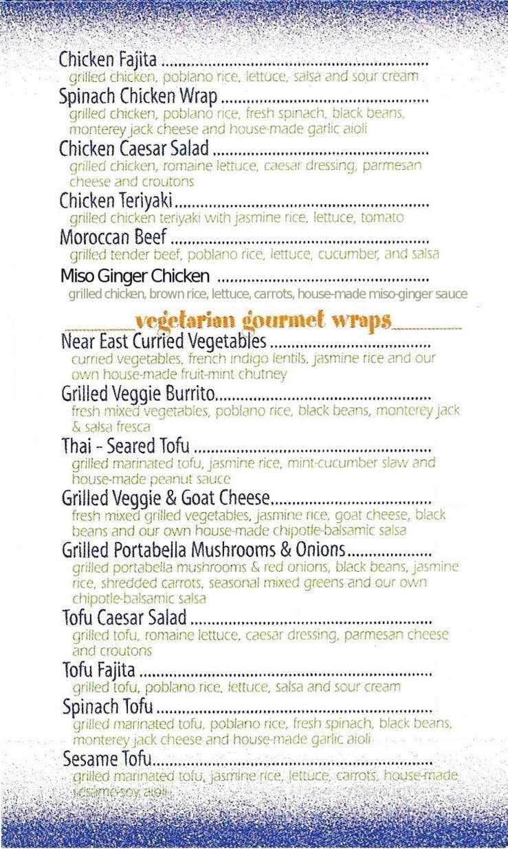 Blue Shirt Cafe - Somerville, MA menu_pic