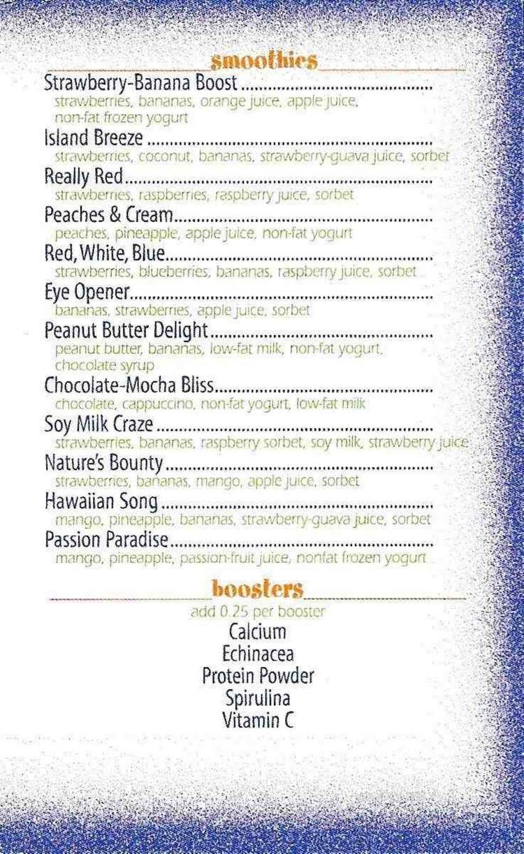 Blue Shirt Cafe - Somerville, MA menu_pic
