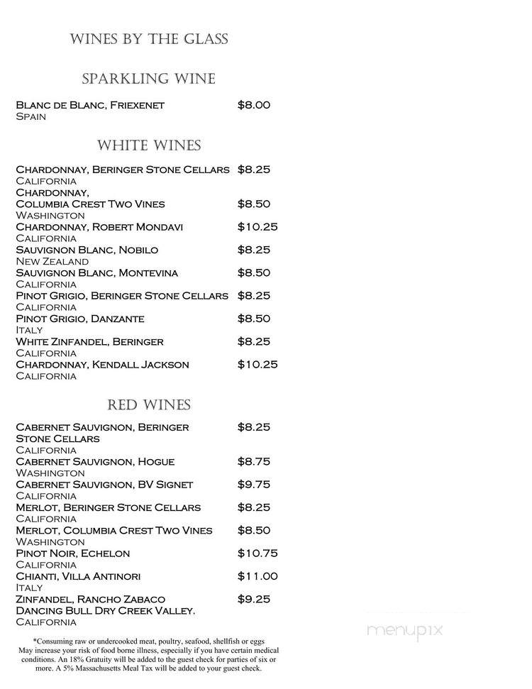Connolly's Pub - East Boston, MA menu_pic