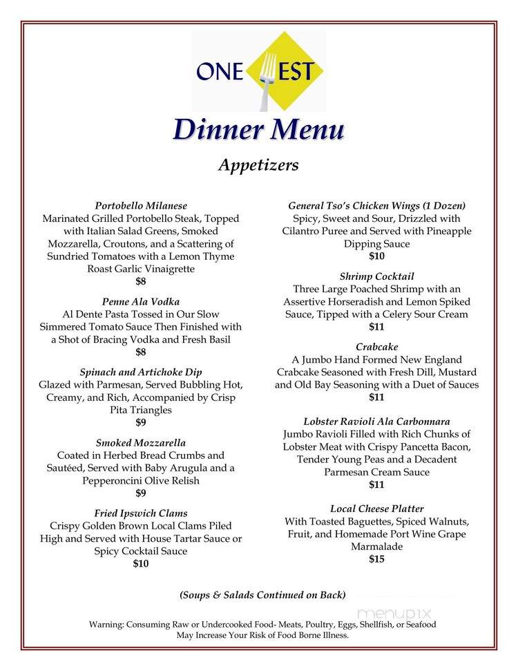 Crowne Plaza-Pittsfld Berkshrs - Pittsfield, MA menu_pic