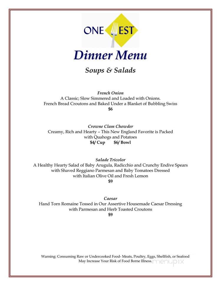Crowne Plaza-Pittsfld Berkshrs - Pittsfield, MA menu_pic