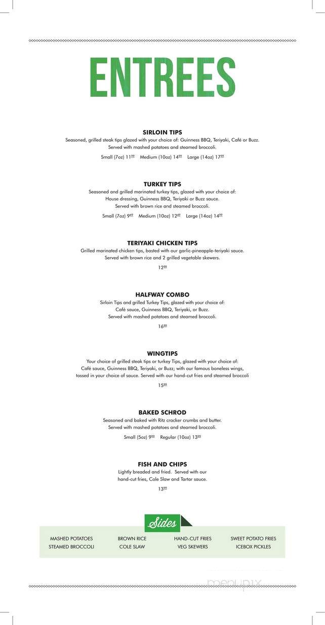 Halfway Cafe - Marlborough, MA menu_pic