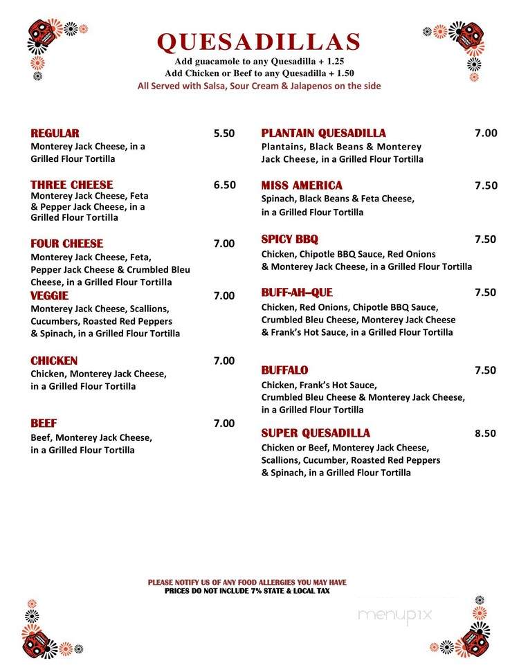 No Problemo - New Bedford, MA menu_pic
