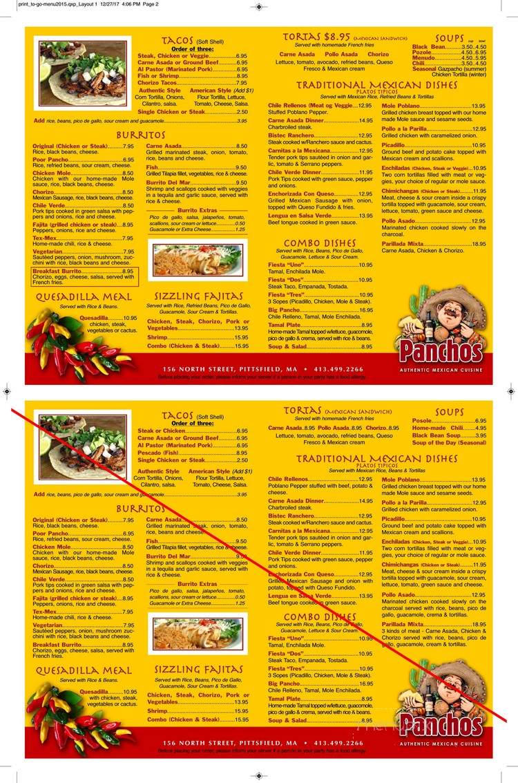 Panchos Burritos & Pizza - Pittsfield, MA menu_pic