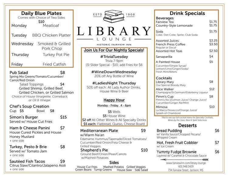 Library Lounge - Jackson, MS