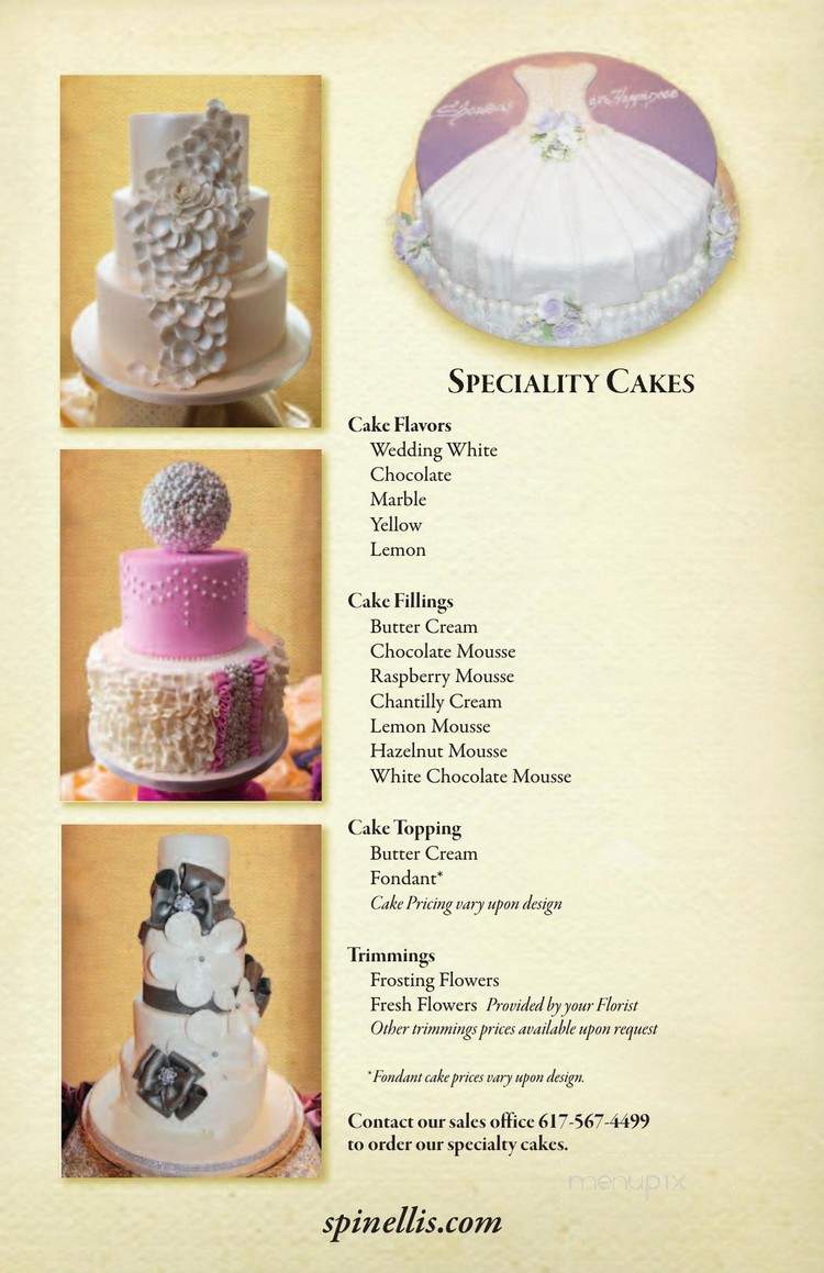 Spinelli's Pasta & Pastry Shop - Lynnfield, MA menu_pic