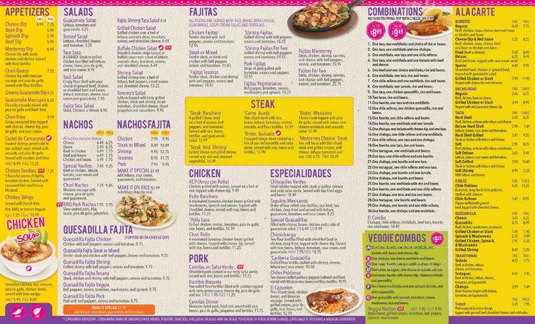 Monterrey Mexican Restaurant - Woodstock, GA menu_pic