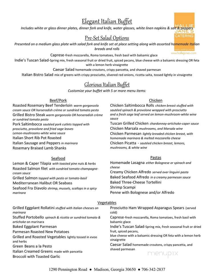 Hallie Jane's Mkt - Madison, GA menu_pic